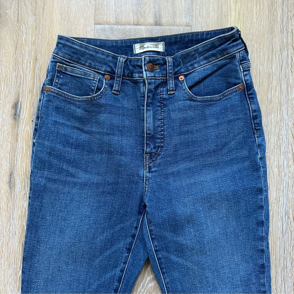 Madewell Curvy High Rise Skinny Jeans Wendover Wash - Size 27 - Picture 3 of 16